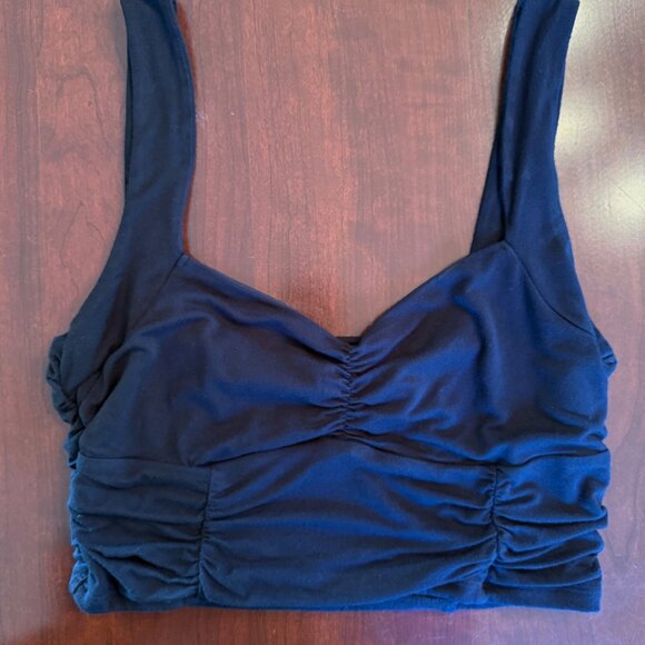 Anthropologie BLACK Maeve bra Crop top & High waisted Pants Medium - Picture 3 of 6